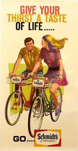 Poster bicicletta birra